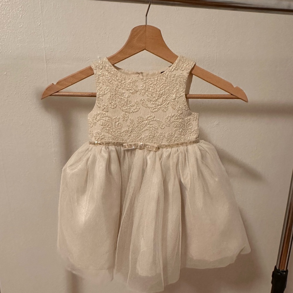 Lilt Cream Lace and Tulle Kids Formal Dress